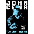 thumbnail image 2 of Junior's WWE John Cena You Can't See Me Blue  Graphic Tee Black 2X Large, 2 of 3