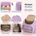 thumbnail image 4 of Diaper Bag Backpack Large Baby Bag for Boys Girls Quilted Travel Diaper Backpack with Changing Pad, Stroller Straps, 4 of 6
