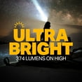 thumbnail image 4 of LUXPRO Bright Multi-Function 374 Lumen Waterproof LED Headlamp - Portable LED Light for Up to 10 Hours of Use - Outdoor Lighting or Emergency Light with Adjustable Headband - Batteries Included, 4 of 4