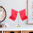 thumbnail image 4 of Luxshiny Support de Drapeau de Bureau en Fer Doré 1 Ensemble Support de Drapeau Intérieur Usage Décoratif, 4 of 8
