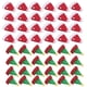 thumbnail image 2 of 48 Uds Mini sombreros de Navidad sombreros de piruleta de Navidad de moda envolturas de piruleta adornos de embalaje de dulces sombreros tapas de botellas de vino (estilo aleatorio), 2 of 7