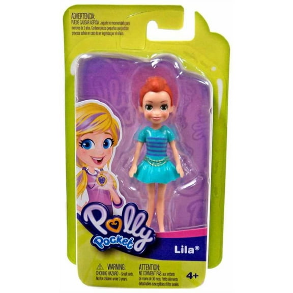 Polly Pocket Trendy Outfit Lila Mini Figure [Green Skirt]