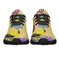 thumbnail image 5 of New Jersey Stte EaStrn Goldfinch Bird and Purple Violet Flower Shoes Sneakers Black Size 7, 5 of 7