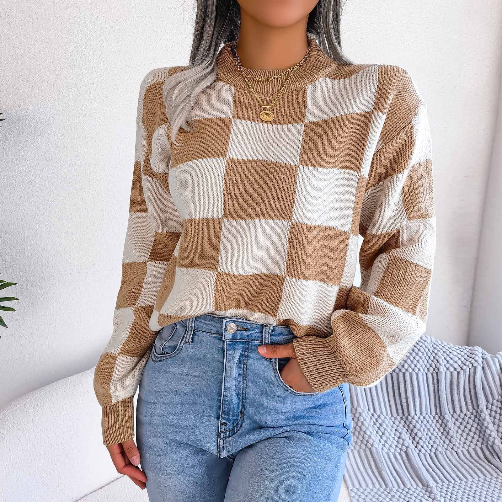 トップス LINKS CHECK KNIT PULLOVER LINKS CHECK KNIT PULLOVER - Yonetomi STORE ONLINE｜ヨネトミ