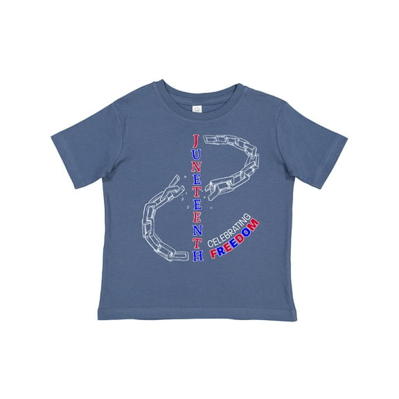 Inktastic Juneteenth-celebrating Freedom Breaking Chains Boys or Girls Toddler T-Shirt