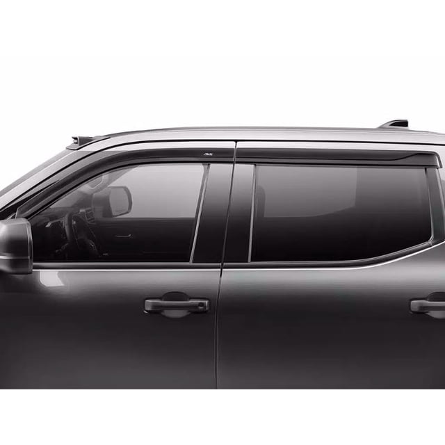 Auto Ventshade Rainguard 894111 Ventvisor; Low Profile; In-Channel; Tape-On; Acrylic; Set Of 4