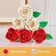 thumbnail image 3 of Set de construcción con forma de ramo de flores EWED Rose, paquete de 6 unidades, para decoración del hogar, 3 of 7