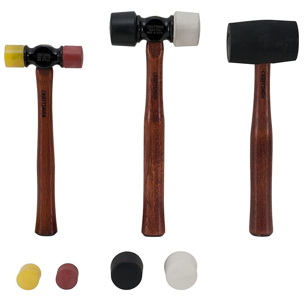 Craftsman Mallet Set 3 pc. FREE Replacement Tips 12 oz. Plastic Tip 16