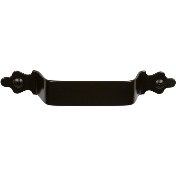Delaney Bd013 5-1/4" Barn Door Clover Handle Pull - Black