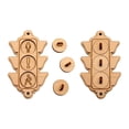 thumbnail image 4 of Piezas de tablero de actividades, accesorios, juguetes sensoriales de madera, juguetes sensoriales de madera para el desarrollo Transporte, 4 of 9