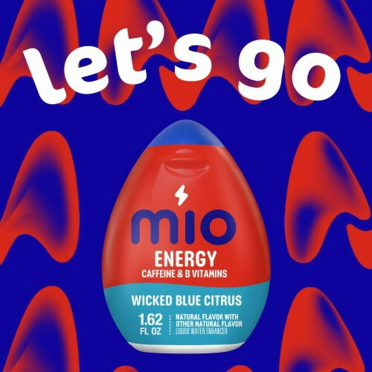 Mi & O, Pack of 2 Mio Energy, Wicked Blue Citrus Flavor