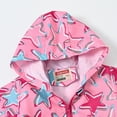 thumbnail image 3 of GYRATEDREAM Toddler Baby Boys Girls Hooded Jacket Windbreaker Lightweight Zipper Coat Autumn Long Sleeve Windproof Outwear for 4-5Y Pink, 3 of 9