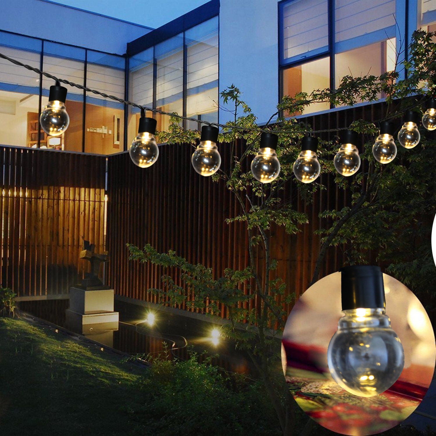 Solar String Lights Outdoor Patio Party Home Yard Garden ... Solar String Lights Outdoor Patio Party Home Yard Garden ...