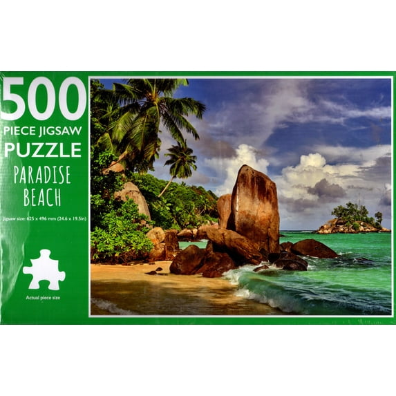 Paradise Beach 500 Piece Puzzle