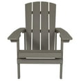 thumbnail image 3 of Home Square 2 Piece All-weather Faux Wood Adirondack Chair Set In Gray, 3 of 6