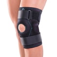 thumbnail image 2 of DonJoy Advantage DA161KB02-BLK-L/XL Stabilizing Double Hinged Knee Wrap Brace for Sprains, Strains, Media Lateral Instability, Arthritis, Patella Buttress, 2 of 4
