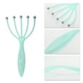 thumbnail image 3 of Unique Bargains 1 Pc Portable Five Claws Head Massager for Home Blue Green PP, 3 of 5