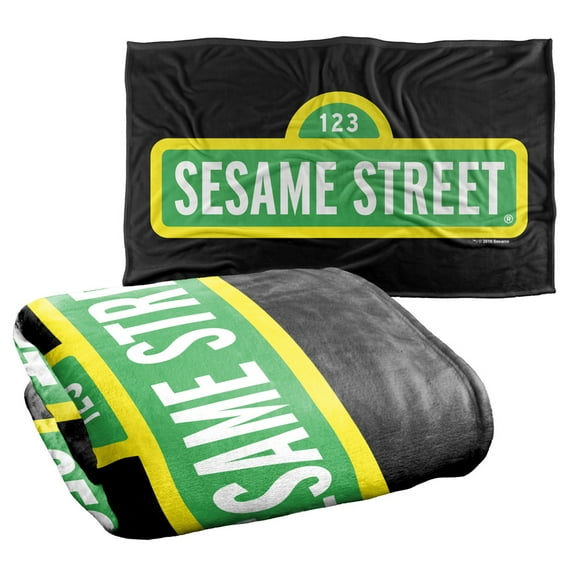 Sesame Street Logo Officially Licensed Silky Touch Super Soft Throw Blanket 36" x 58"
