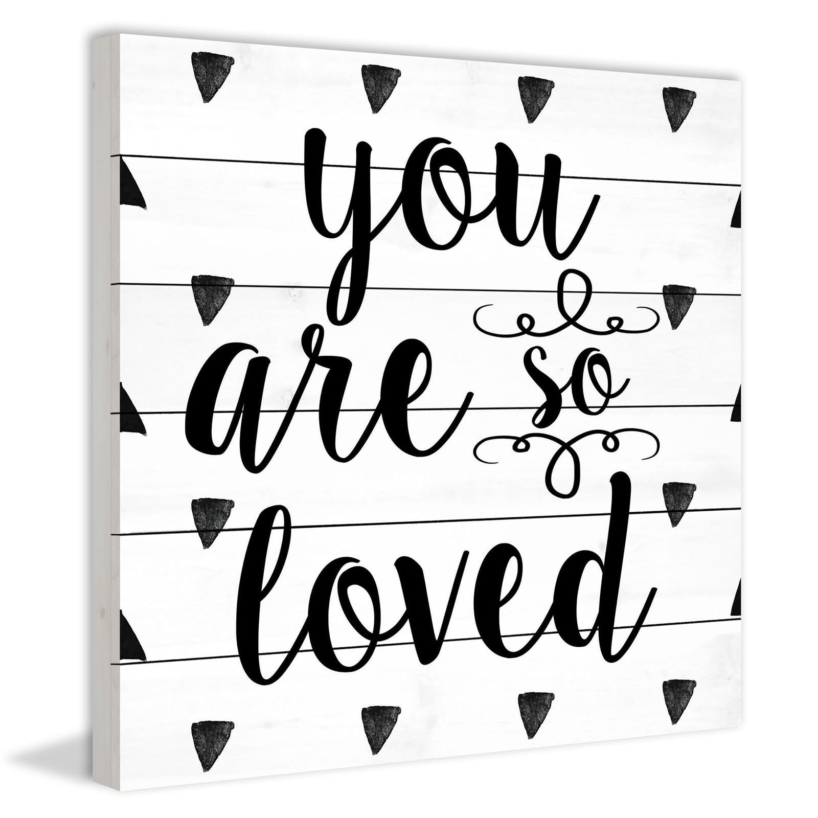 Marmont Hill "So Loved" by Diana Alcala Painting Print on White Wood