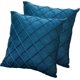 thumbnail image 1 of Estuche decorativo de terciopelo suave con rayas de 45 x 45 cm, 1 of 3