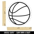 thumbnail image 2 of Basketball Sport Rubber Stamp for Scrapbooking Crafting Stamping - Mini 1/2 Inch, 2 of 7