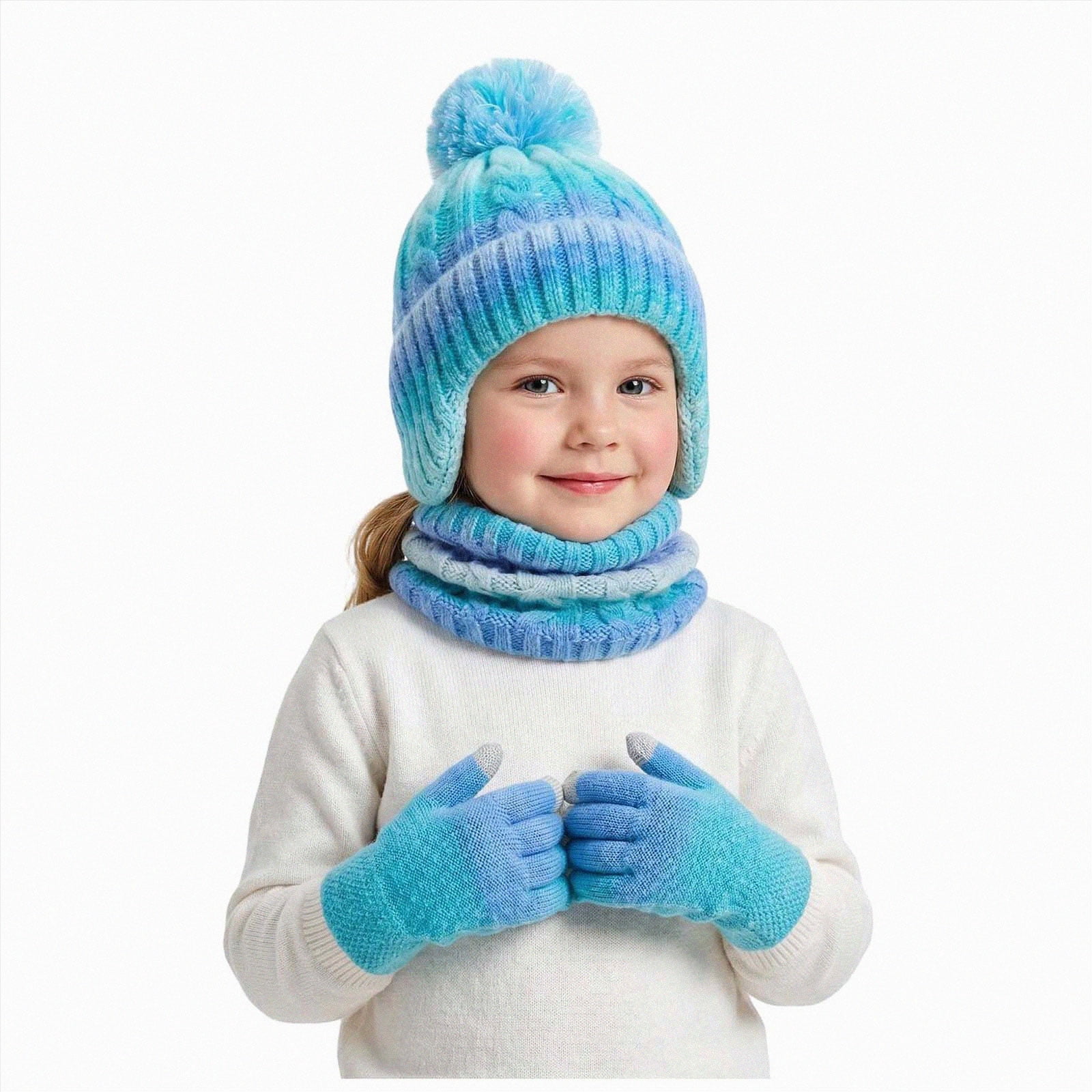 Five Nights at Freddy's Character Heads Cuff Beanie & Magic Gloves