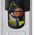 thumbnail image 4 of Organizador Equipos Deportivos para Garaje Organizadores Sobre La Puerta Colgados Baloncesto Y Fútbol, 4 of 9