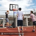 thumbnail image 2 of Gymax 4.4-10 FT Portable Basketball Hoop w/ 44'' Shatterproof Backboard Fillable Base, 2 of 10