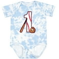 thumbnail image 3 of Inktastic Baseball First Birthday One Year Old Boys or Girls Baby Bodysuit, 3 of 5
