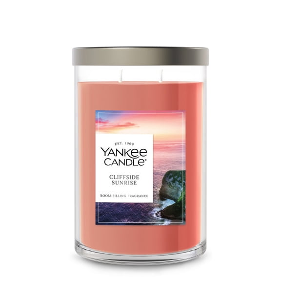 Yankee Candle Large Tumbler Scented Candle, Cliffside Sunrise, 20 oz