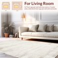 thumbnail image 2 of ODIKA 4' x 6' Machine Washable Non-Slip Area Rug, Contemporary Chevron High Traffic Rug, Beige, 150530, 2 of 7