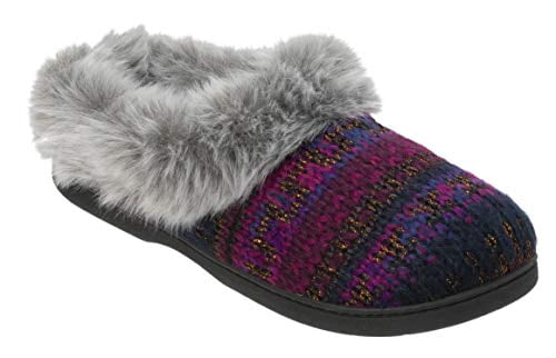 purple dearfoam slippers