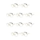 thumbnail image 1 of Qarigey Gafas de sol cuadradas pequeñas para hombres y mujeres Protección Materiales cómodos Lentes polarizadas Luz dorada anti-azul luz dorada anti-azul 10Conjunto, 1 of 6