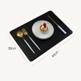 thumbnail image 6 of Ludlz Table Placemat Waterproof Soft Faux Leather Double-sided Rectangle Non-slip Heat Insulation Minimalist Dishwasher Safe Dining Mat Kitchen Supplies, 6 of 8