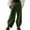 Green, variant on Linen Pants Women Summer, Pantalones De Mujer Women Solid Color Cotton Flax Elastic Long Pants Beach Leisure Trousers Loose, Full-Length, Red