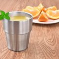 thumbnail image 3 of vasos de acero inoxidable, taza de Metal de 10 Oz/300 ml, taza para beber de doble pared para barbacoa, hogar, oficina, fiesta, conducción WD.WDQZL Hogar, 3 of 5