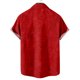 thumbnail image 5 of Camisas Navideñas Para Hombres Botones Casuales Estampado de Playa Turndown Blusa de Manga Corta Odeerbi ODB195102, 5 of 5
