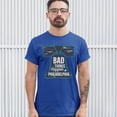 thumbnail image 3 of Tee Hunt Bad Things Happen in Philadelphia T-Shirt 2024 Presidential Debate Men's Tee, Blue, 5X-Large, 3 of 5
