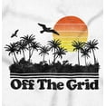 thumbnail image 2 of Off Grid Tropical Paradise Vacation Plus Size Crewneck Graphic Tee Shirt Brisco Brands 2X, 2 of 4
