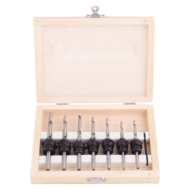 Juego de Brocas Avellanadoras 7pzs HOTECHE 511071 1/8''-7/32''
