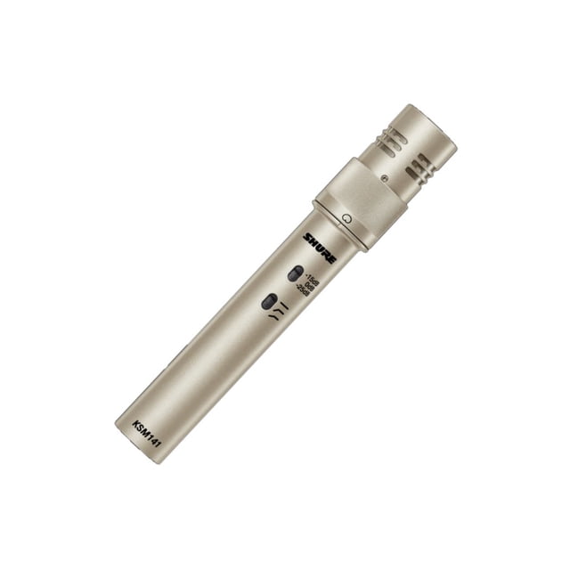 Micrófono Shure KSM141/SL Instrumento Condensador Patrón Dual