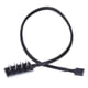 thumbnail image 2 of Cable divisor de 4 pines para ordenador accesorio de nailon trenzado Likrtyny negro reemplazo para ventilador de refrigeración de CPU 37cm 1 hembra a 4 macho, 2 of 6