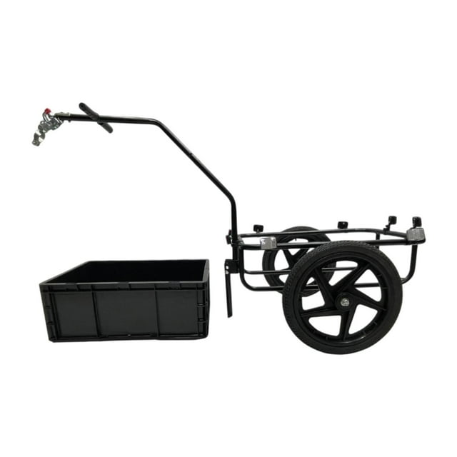 Almencla Bike Cargo Trailer Convenient Portable Universal Removable Box Cargo Carrier