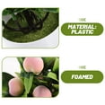 thumbnail image 3 of WASHWEPE 1Pack Imitation Bonsai Ornaments in Olive for Photography Scenes, 3 of 8