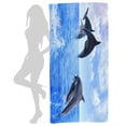 thumbnail image 3 of LACKUST 3D Dolphin Beach Towel, Oversized & Quick-Dry, 29x59in, 3 of 3