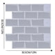 thumbnail image 3 of Pegatinas de pared con simulación 3D | Adhesivos autoadhesivos para azulejos de cocina y baño | Papel pintado de vinilo impermeable y resistente al calor de 30 x 30 cm, 3 of 6