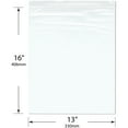 thumbnail image 2 of Plymor 13" x 16" (Pack of 200), 2 Mil Zipper Reclosable Plastic Bags, 2 of 3