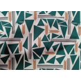 thumbnail image 4 of oneOone Cotton Cambric Fabric Triangle & Line Geometric Print Fabric By The Yard 56 Inch Wide, 4 of 4