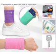 thumbnail image 3 of 3 Pcs Wrist Wallet with Zippered,Bexikou Sport Sweat Wristbands, Wrist Sweat Bands for Men and Ladies, Sweatband Wrist for Tennis, Basketball, Running, Fitness and Other Outdoor Sports, 3 of 7