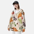 thumbnail image 5 of Sigee Cute Vegetables Print UPF50+ Men's Sun Protection Hoodie Shirt SPF UV Shirt Long Sleeve Fishing Outdoor Lightweight, S-3XL, 5 of 9